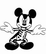 Halloween Coloring Mickey Mouse Disney Pages Printable Baby Print Pluto sketch template