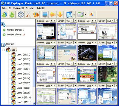 monitor  computers   network lan employee monitor