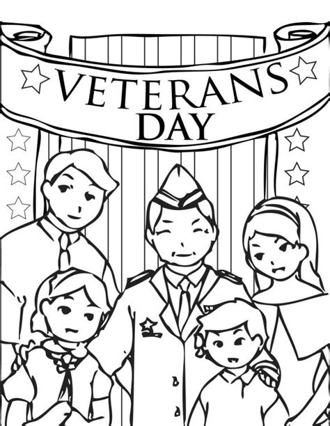 veterans day coloring page  veterans day veterans day activities