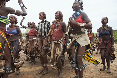 Ethiopia Omo Valley Hamar Tribe Women Ritual Dance Music Sing
