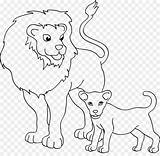 Singa Mewarnai Binatang sketch template