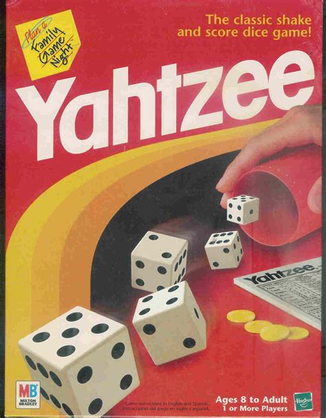 yahtzee game   hasbro contemporary manufacture