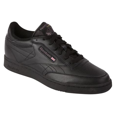 reebok mens classic club  black casual athletic shoe extra wide width shop