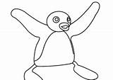 Pingu Coloring4free sketch template