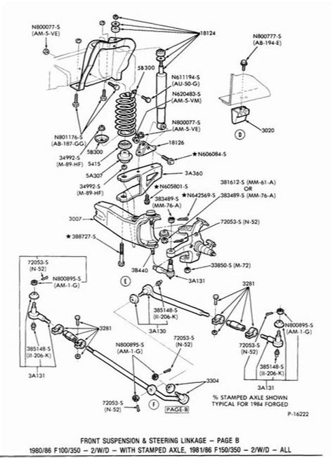 ford  front suspension diagram general wiring diagram