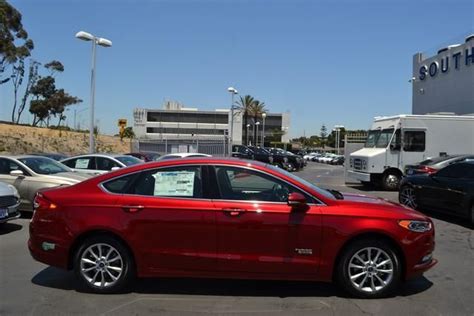 ford fusion energi se fwd ruby red metallic tinted clearcoat  cylinder engine south bay