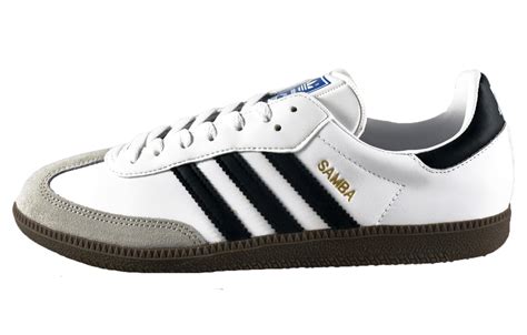 adidas originals mens samba classic retro trainers white