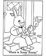 Easter Bunnies Popular sketch template