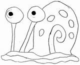 Snail Gary Coloring Draw Pages Kid Preschooler Color sketch template