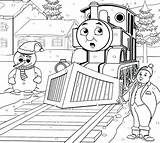 Thomas Coloring Pages Friends Train Diesel Snowy Edison Getcolorings Color Popular Printable sketch template
