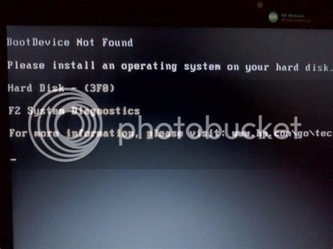 i have hp laptop and some times i get an error that boot device not