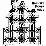 Maze Halloween Mazes Printable Printables Medium House Haunted Laberintos Kids Coloring Puzzles Pages Sheets Blackdog Activities Crossword Sarcasmo Divertido Games sketch template