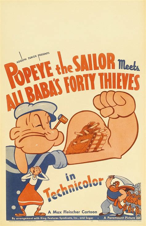Pepek Námořník Potkává čtyřicet Alibabových Loupežníků 1937 Čsfd Cz