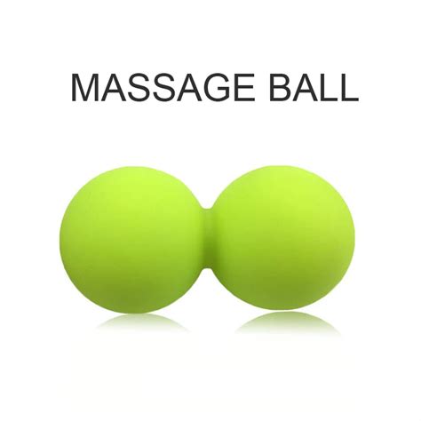 D63mm L120mm Silicone Myofascial Release Peanut Massage Ball Buy