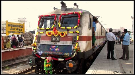 Brindavan Express 50th Birthday Departs Chennai Central