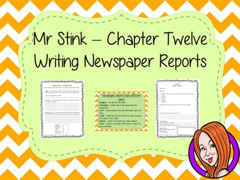 newspaper reports  stink teaching resources