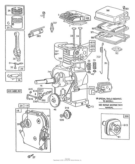 briggs  stratton hp engine diagram