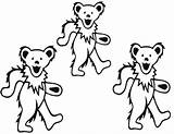 Grateful Dead Coloring Pages Bears Bear Dancing Drawing Printable Color Getdrawings Getcolorings Clipartmag Paintingvalley Popular Template sketch template