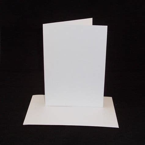 a4 white greeting card blanks with envelopes