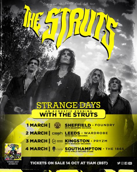 the struts release their dazzling new record strange days all about