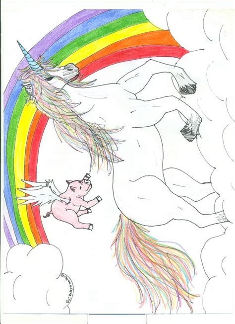 rainbow unicorn  haker  deviantart