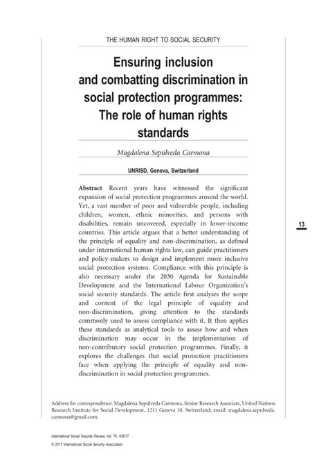 pdf ensuring inclusion and combatting discrimination in