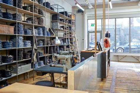 nudie jeans repair shop london uk