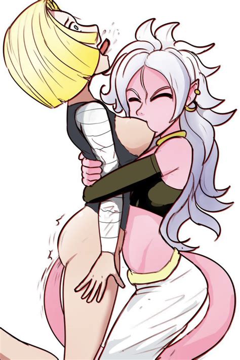 rule 34 2girls anal anal penetration android 18 android 21 bottomless