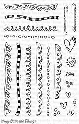 Doodle Borders Accents Journal Zentangle Doodles Bullet Drawing Patterns Sunny Lettering Favorite Things Stamps Flourishes Suzyplantamura Typepad Border Dividers Hand sketch template