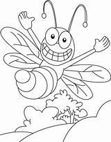 Mewarnai Lebah Bumblebee Colornimbus Pintarmewarnai Colouring Escolha sketch template