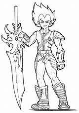 Hearts Vegeta Designlooter Goku sketch template