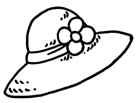flowered girl hat coloring pages coloring sun coloring pages