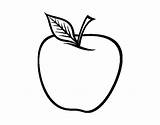 Apple Manzana Big Para Coloring Dibujo Colorear Dibujos Coloringcrew Pages Tattoos Infinity Pera Desenho Tattoo Leaf Visit Drawing sketch template