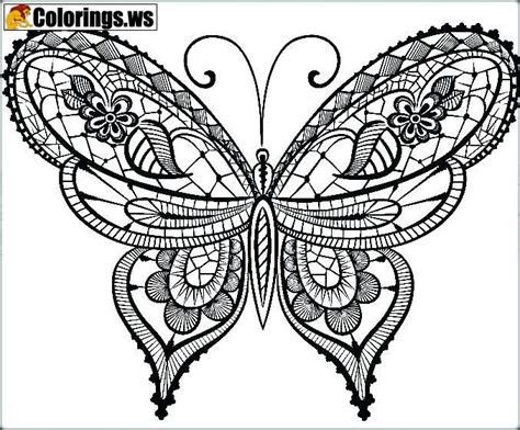 hard butterfly coloring page  butterfly coloring pages