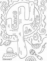 Coloring Pages Mayo Cinco Mariachi Band Doodle Printable Alley Sheets Worksheets Spanish Adult Getdrawings Choose Board Activities sketch template