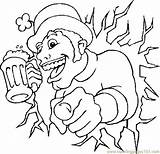 Beer Coloring St Pages Man Printable Color Patrick Online Holidays sketch template