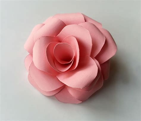 diy paper rose     flowers rosettes papercraft  cut