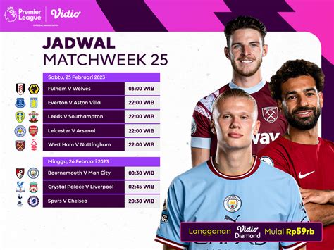 siaran langsung liga inggris  matchweek  vidio