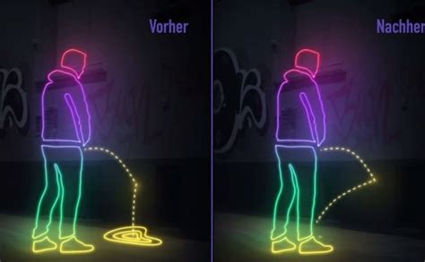 a novel solution to public urination walls that splash pee right back
