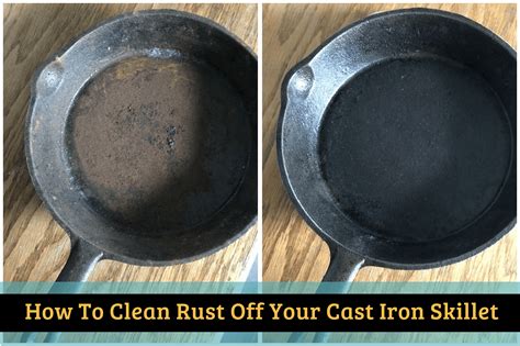clean rust   cast iron skillet page  quick homemade