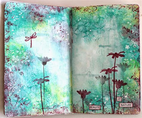 ingrids place art journal pages arts