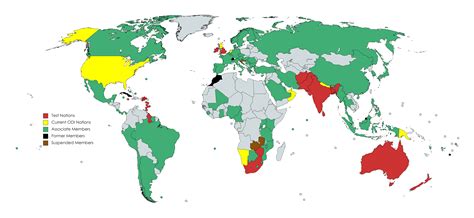map   international cricket council member nations maps