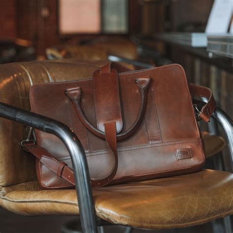 leather attache briefcase jefferson bag buffalo jackson