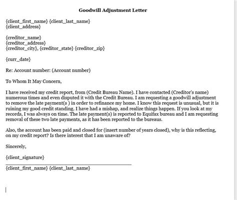 goodwill letter editable letter digital late payment