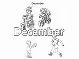 Year Months Coloring Pages Colouring December Kids Print Color November September Month Getcolorings February sketch template