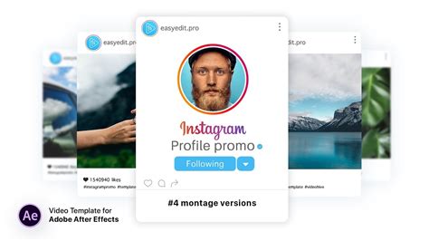 Instagram Profile Promo After Effects Template Youtube
