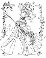 Dragon Deviantart Noflutter Coloring Pages Halloween Sorceress Crown Lines sketch template