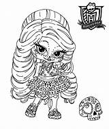 Coloring Pages Monster High Printable Baby Color Sheets Craft sketch template