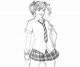 Xiaoyu Ling Tekken Action Coloring Pages sketch template