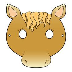horse mask templates including  coloring page version   mask